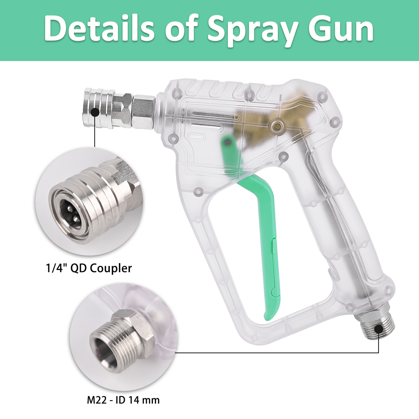 High Pressure Washer Gun with  – Foam Cannon Car Wash Bewertung und Preis