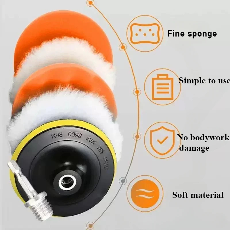 6pcs/8pcs/set Car Polishing Sp – Polish Pad Set Buffer Bewertung und Preis