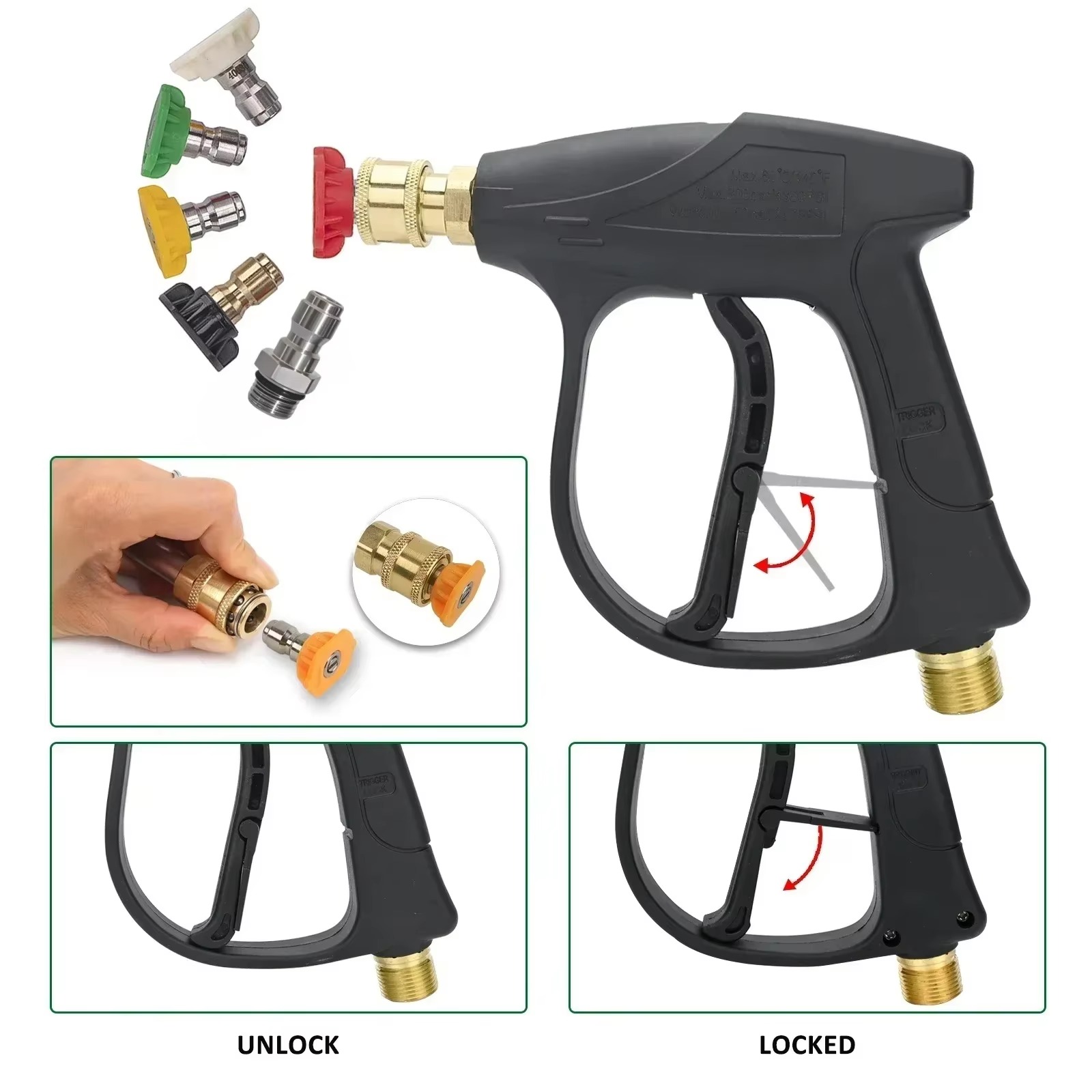 Snow Foam Cannon Lance Kit Com – Pressure Washer Foam Gun Bewertung und Preis