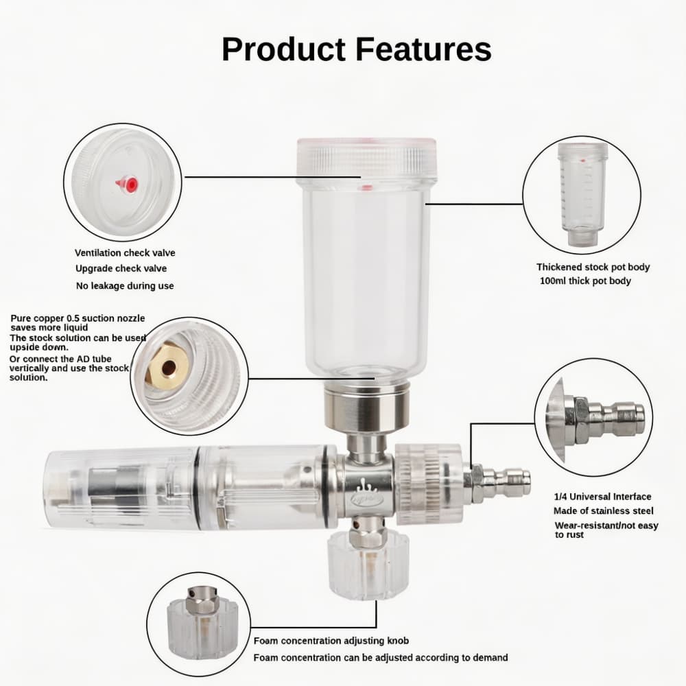 Foam Spray Gun Adjustable 100m – Foam Cannon Car Wash Bewertung und Preis