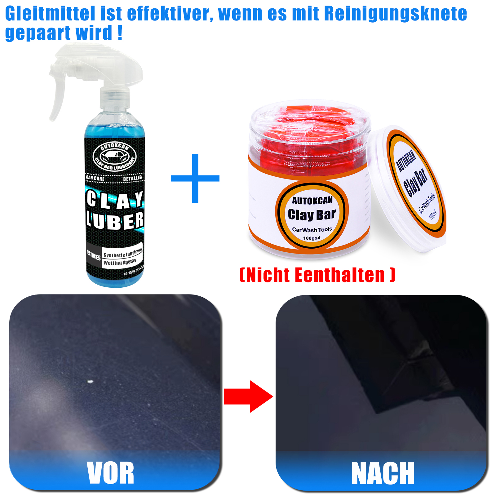 200G Car Clay Bar And 300ml Ma – Clay Bar Lubricant Bewertung und Preis