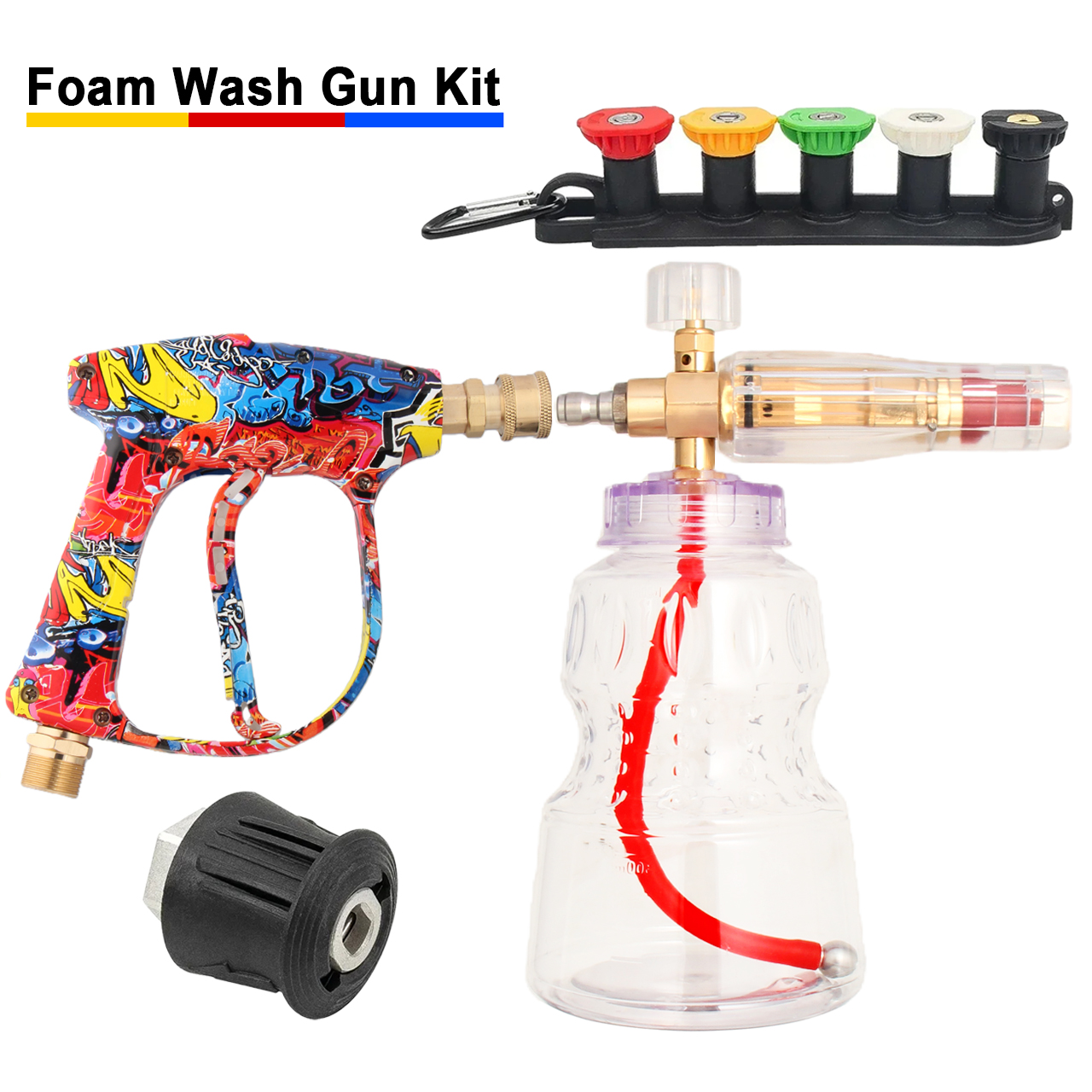 Vibrant Painted Spray Gun + Al – Foam Cannon Car Wash Bewertung und Preis