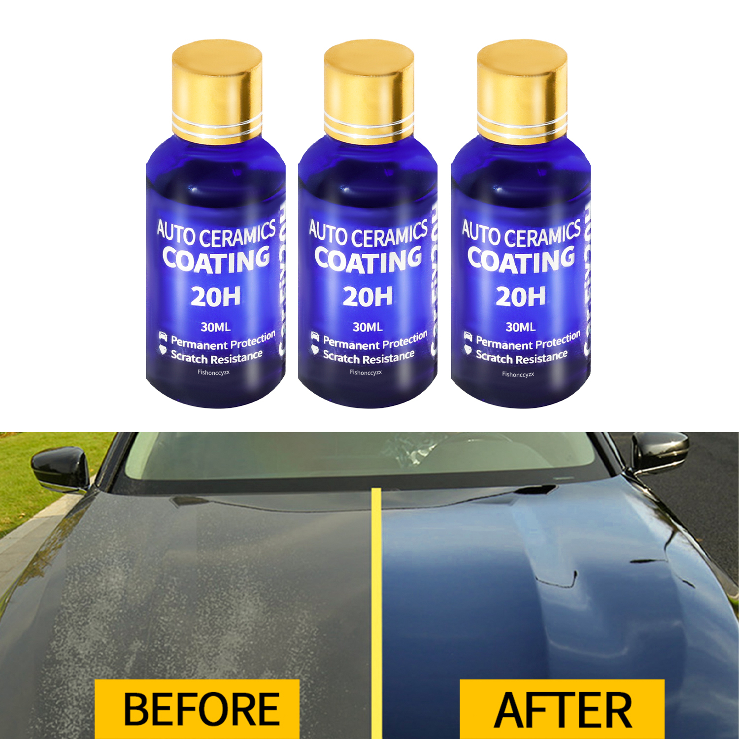 3PCS 20H Ceramic Coating Polis – Car Wax Ceramic Coating Bewertung und Preis