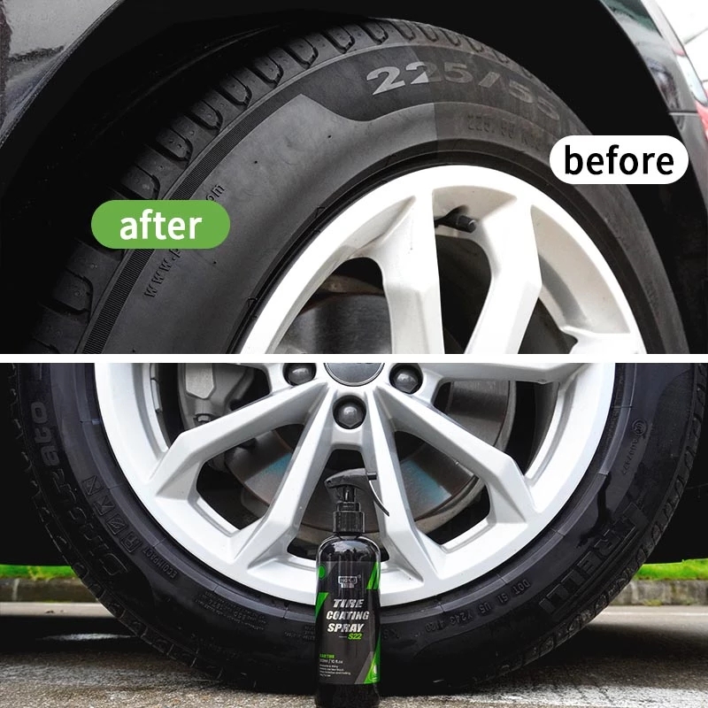 2026 Hot Tyre Gloss Tire Coati – Tire Shine Spray Sealant Bewertung und Preis