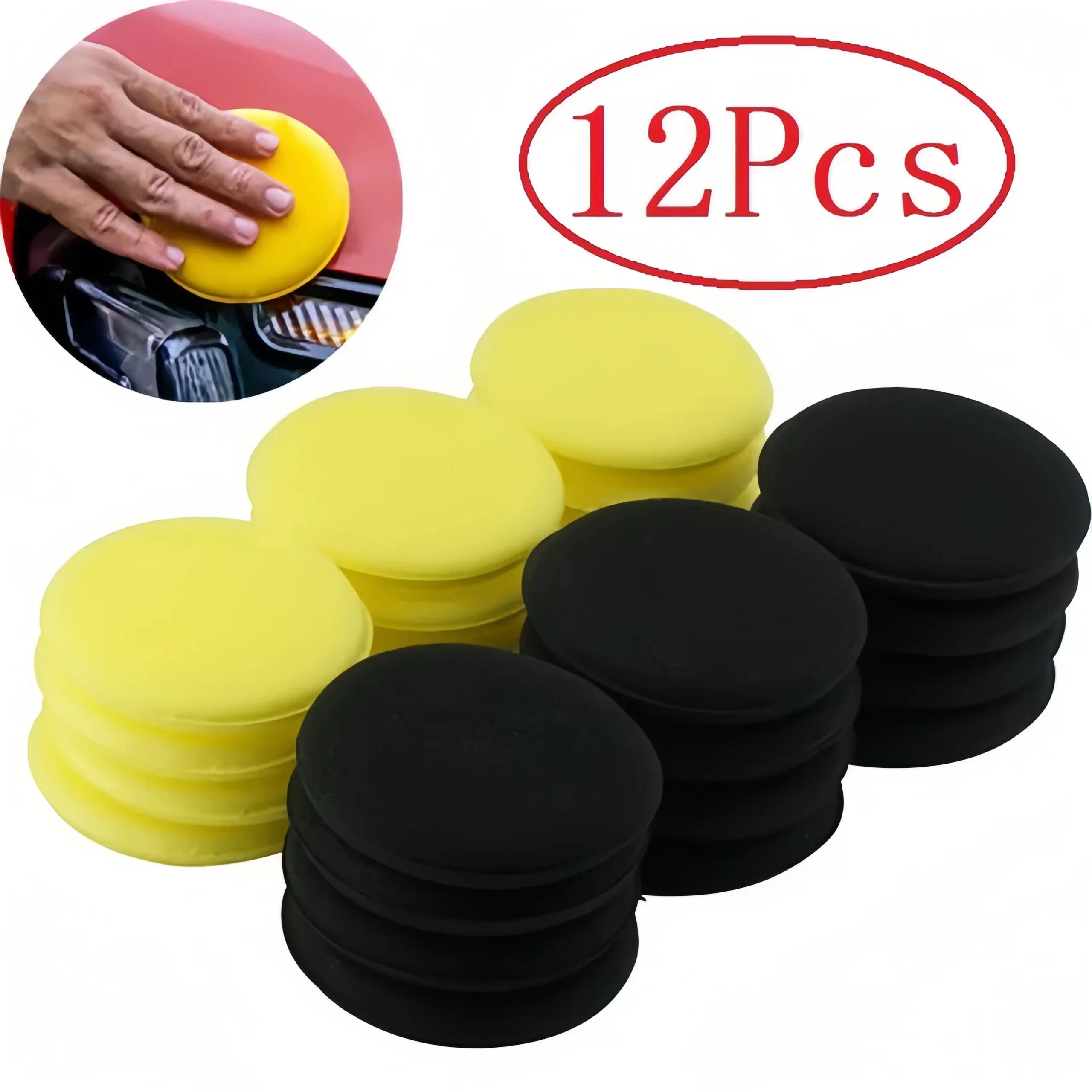 12Pcs Round Car Waxing Polish  – Wax Applicator Pad Bewertung und Preis