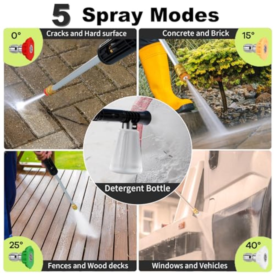 Power waher 4300PSI with 4 Qui – Foam Cannon Car Wash Bewertung und Preis