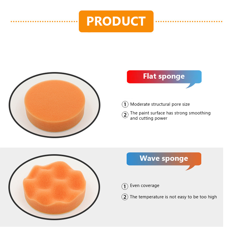 6pcs/set Car Polishing Sponge  – Polish Pad Set Buffer Bewertung und Preis