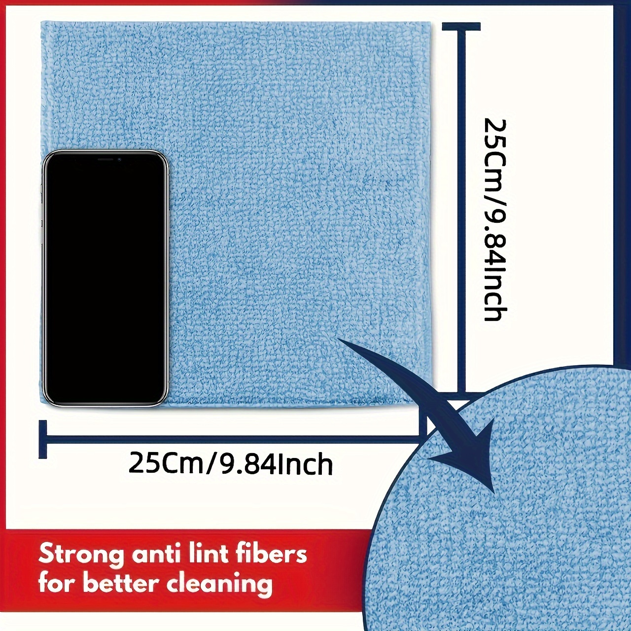 1-50pcs Light Blue Microfiber  – Microfiber Towel Detailing Bewertung und Preis