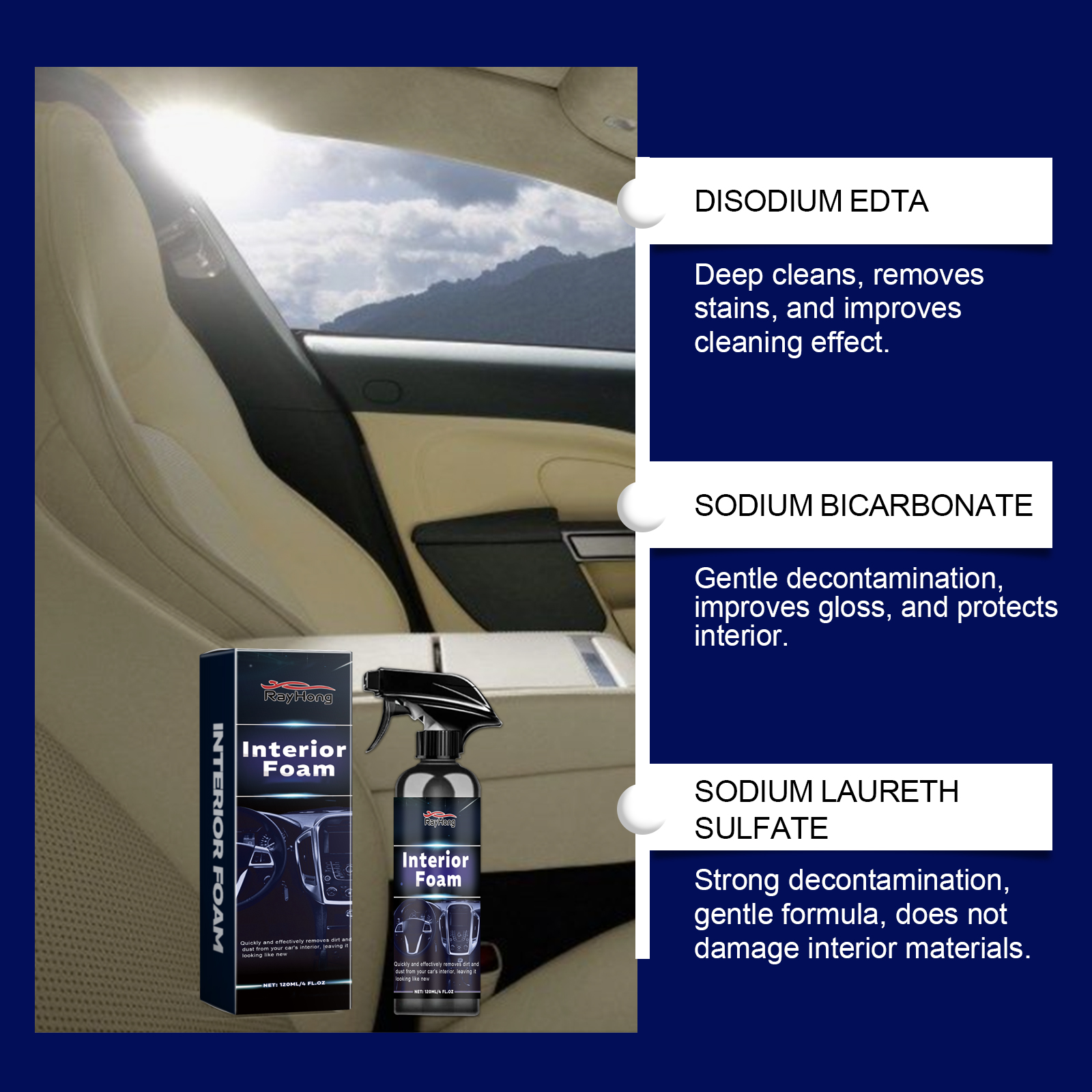Multi-purpose Car Interior Foa – Seat Cleaner Fabric Bewertung und Preis
