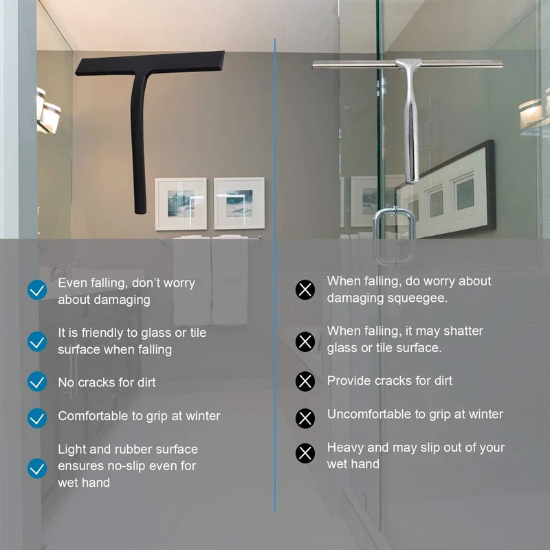 Silicone Squeegee Streak Free  – Glass Cleaner Streak Bewertung und Preis