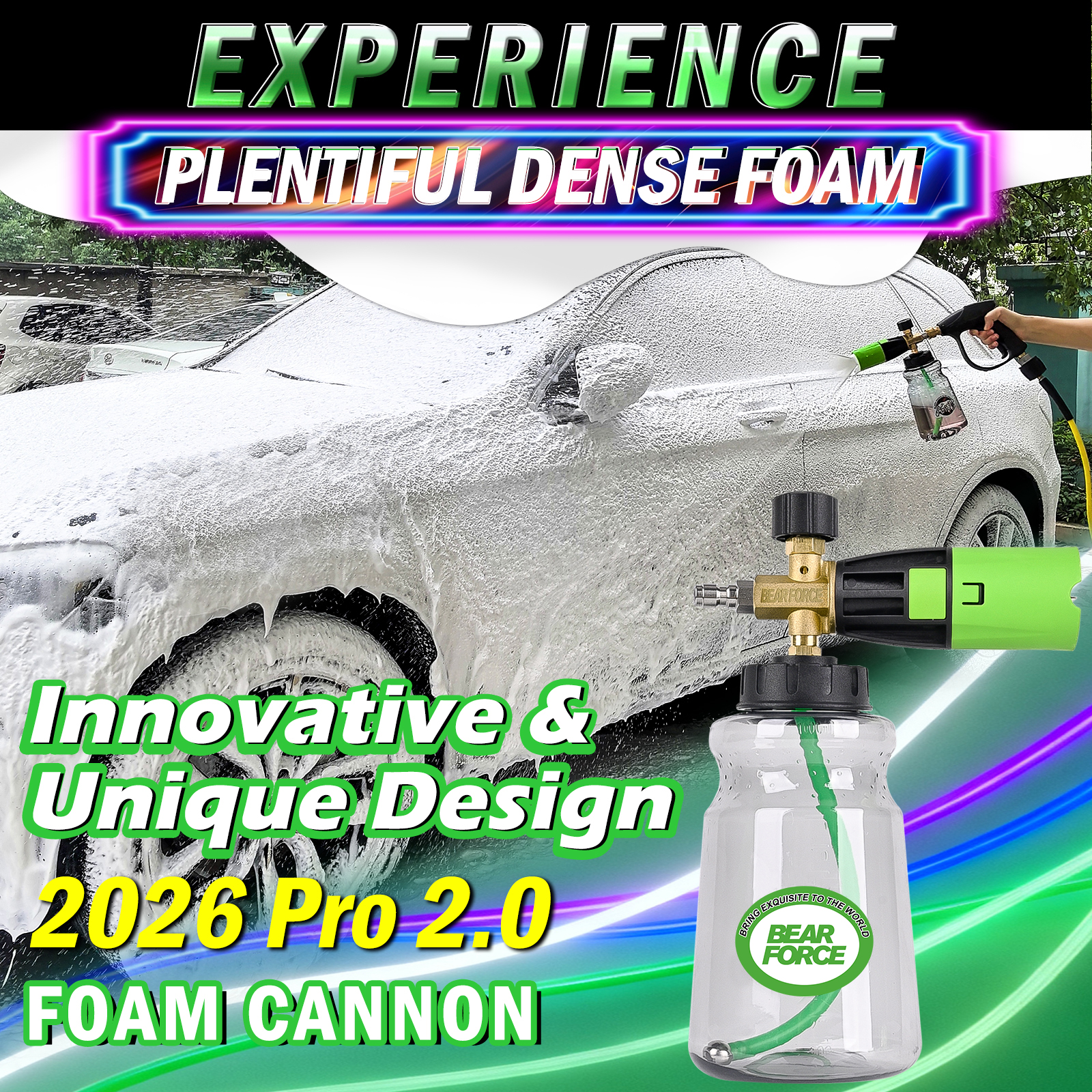 BEAR FORCE Innovative Pressure – Foam Cannon Car Wash Bewertung und Preis