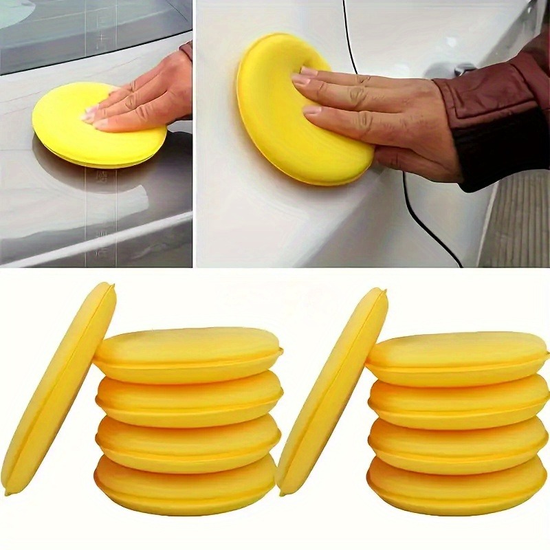 1/5PCS 10cm round Car Wax Appl – Wax Applicator Pad Bewertung und Preis