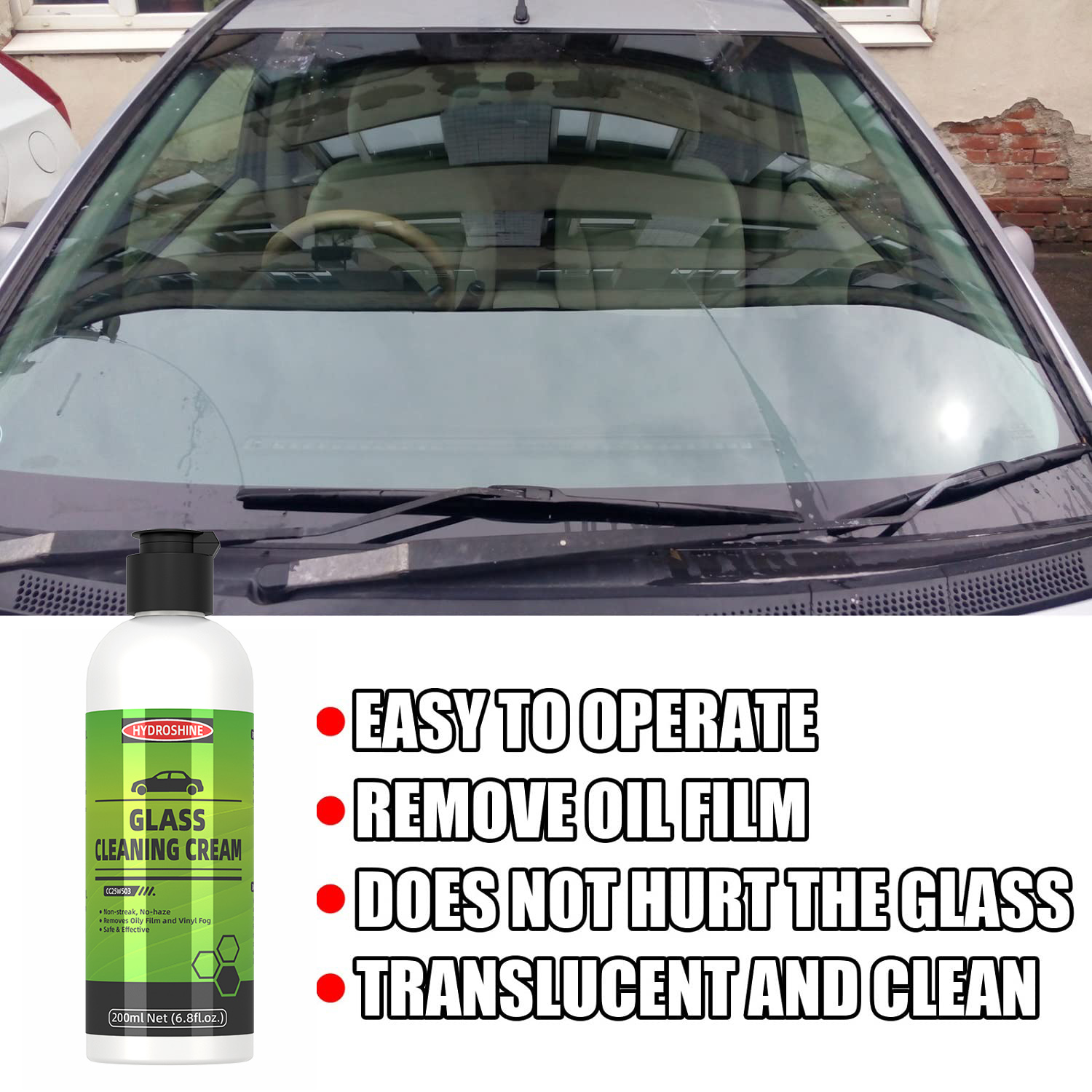 Hydroshine Car Glass Oil Film  – Glass Cleaner Streak Bewertung und Preis