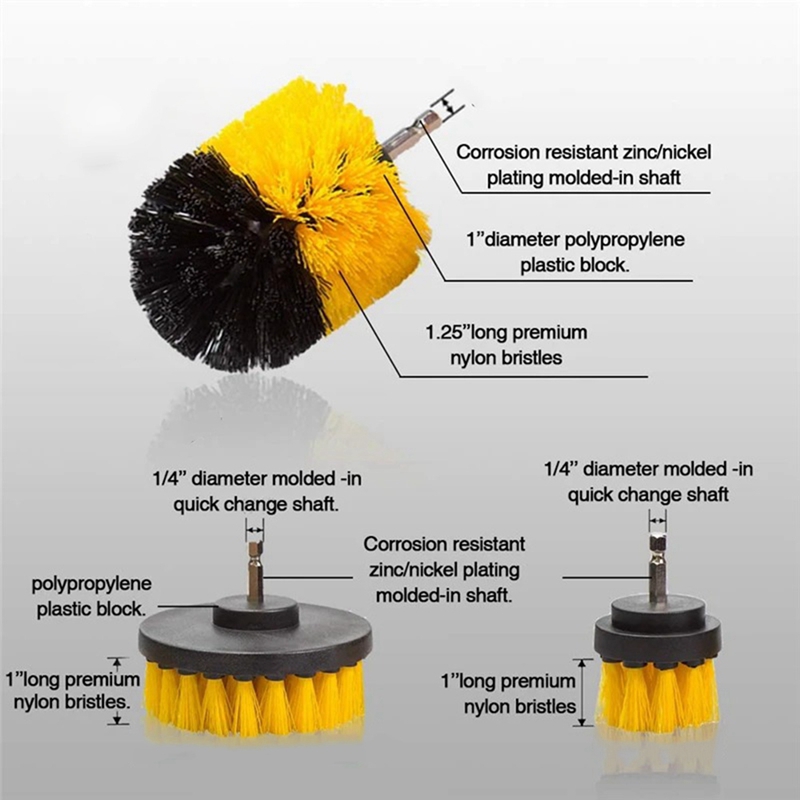 15pcs Electric Floor Scrubber  – Car Cleaning Brush Bewertung und Preis