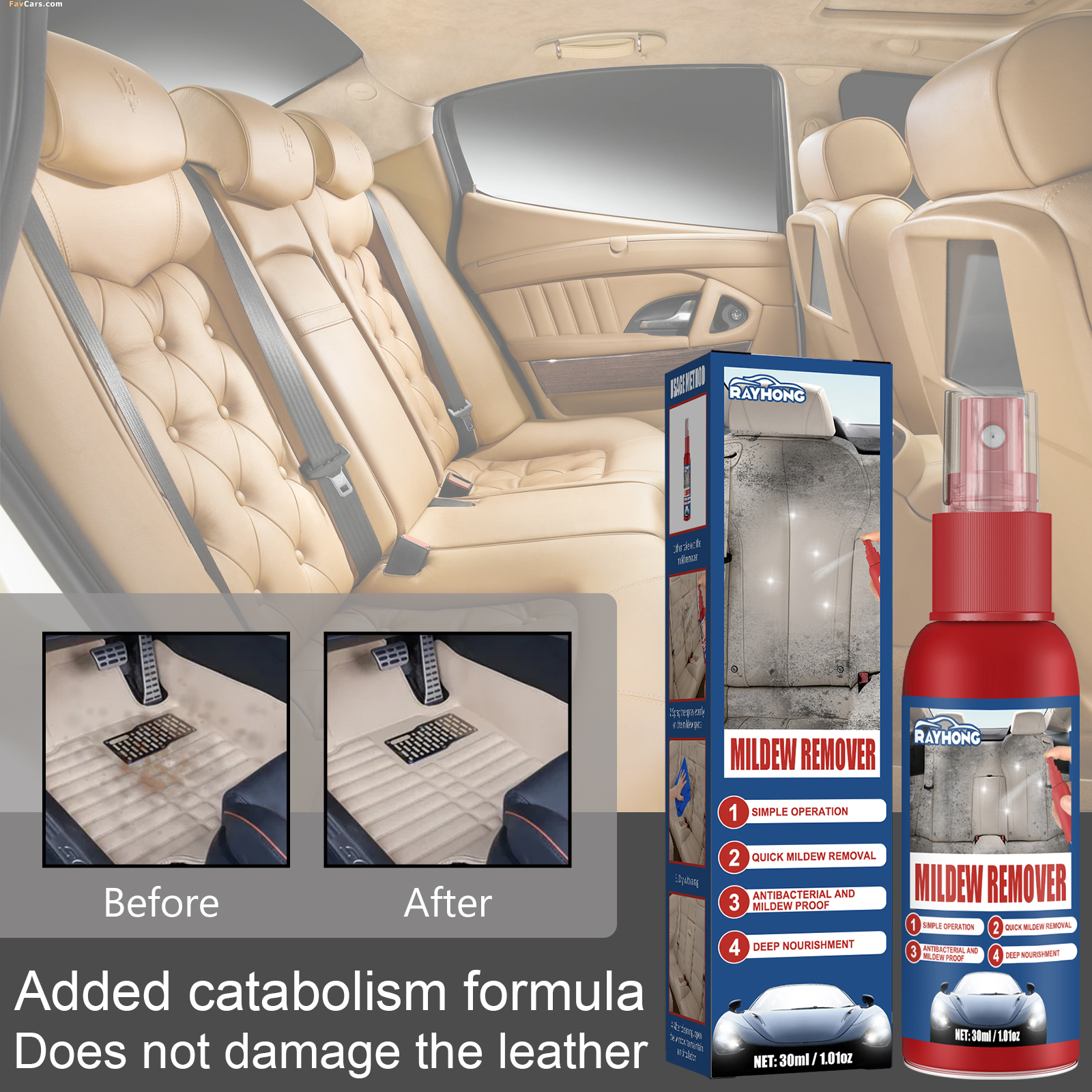 Car Mildew Remover Spray Multi – Seat Cleaner Fabric Bewertung und Preis